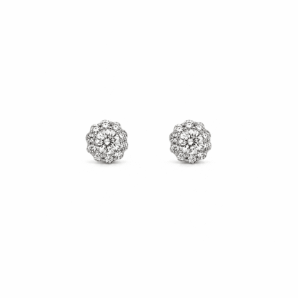 Orecchini Bibigì Oro bianco 18 kt e Diamanti Collezione Versailles