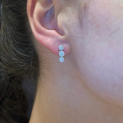 Orecchini Ambrosia Oro 18 kt e Swarovski