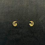 Orecchini Ambrosia Luna Stella Oro 18 kt