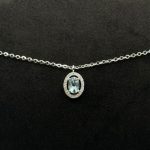 Ciondolo Comete Oro Diamanti e Acquamarina