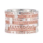 Anello TUUM 7 in Argento 925 placcato Rosa size 14