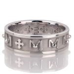 Anello TUUM Decem argento rodiato size 12