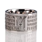 Anello TUUM Animae Mater Rodiato size 16