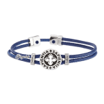 Bracciale TUUM nappa Indaco Dono SAPIENTIA
