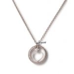 Collana TUUM Cor Ciondolo Rodiato