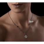 Collana TUUM Dono INTELLECTUS asimmetrica brunita salomite viola