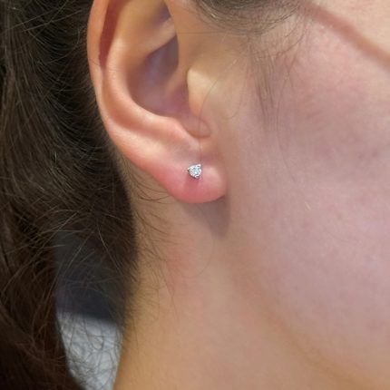 Orecchini BiBiGì Oro bianco 18 kt e Diamante