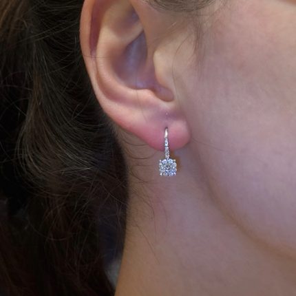 Orecchini BiBiGì Oro bianco 18 kt e Diamanti