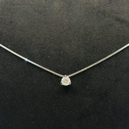 Collana BiBiGì Oro bianco 18 kt e Diamante