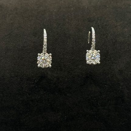 Orecchini BiBiGì Oro bianco 18 kt e Diamanti