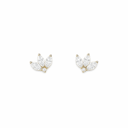 Stroili 9kt yellow gold Swarovski earrings