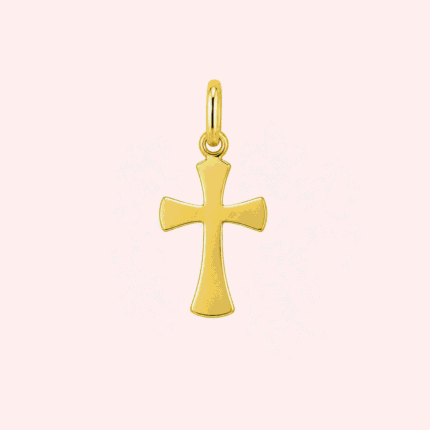 Stroili 9k Yellow Gold Cross Pendant