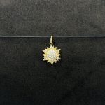 Ciondolo Stroili Sole Oro Giallo 9 kt Swarovski