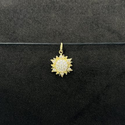 Ciondolo Stroili Sole Oro Giallo 9 kt Swarovski