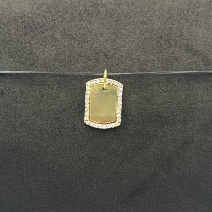 Ciondolo Stroili Medaglia Oro Giallo 9 kt Swarovski