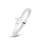 Anello Solitario Stroili Claire oro bianco