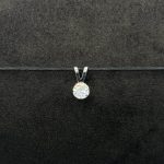 Ciondolo Stroili Punto Luce Oro Bianco 9 kt Swarovski