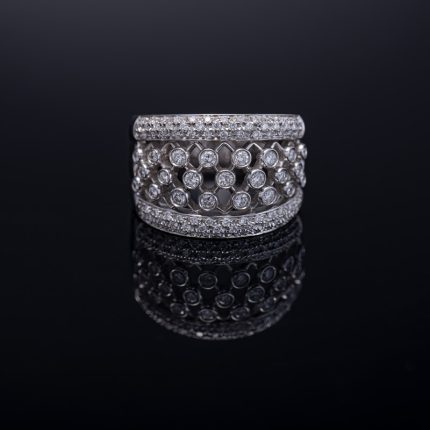 Anello Damiani Oro bianco e diamanti