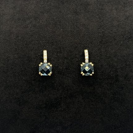 Orecchini Stroili Oro Giallo 9 kt Topazio Swarovski