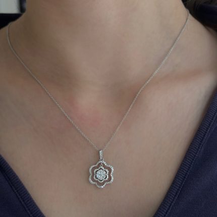 Collana Fiore Giorgio Visconti Oro e Diamanti