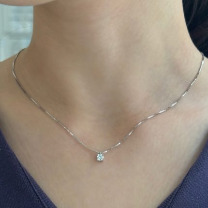 Collana Punto Luce Damiani Oro e Diamante