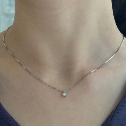 Collana Punto Luce Damiani Oro e Diamante