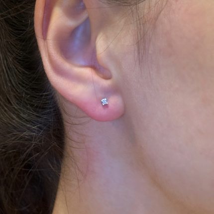 Orecchini BiBiGì Oro bianco 18 kt e Diamante