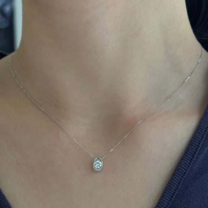 Collana Punto Luce Yukiko Oro e Diamante