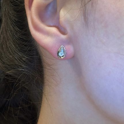 Orecchini Ambrosia Goccia Oro 18 kt e Swarovski