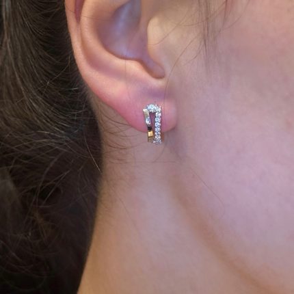 Orecchini Ambrosia Oro 18 kt e Swarovski