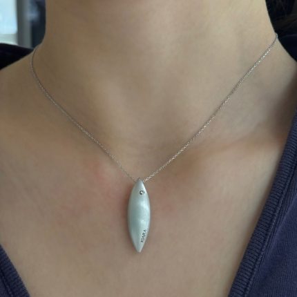 Collana Kiara Oro Bianco 18 kt e Diamante