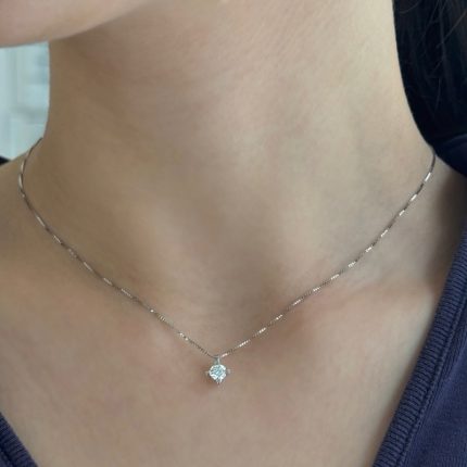 Collana Punto Luce Comete Oro e Diamante