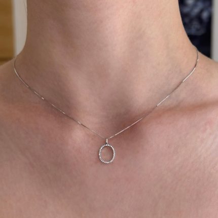 Collana Ambrosia Oro 18 kt e Swarovski