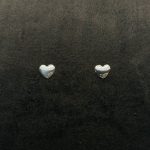 Orecchini Ambrosia Cuore Oro Bianco 18 kt