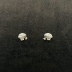 Orecchini Ambrosia Elefantino Oro 18 kt e Swarovski