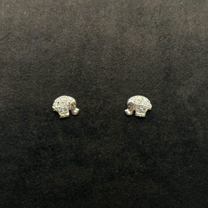 Orecchini Ambrosia Elefantino Oro 18 kt e Swarovski