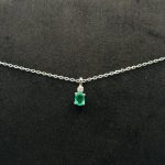 Collana Bibigì Oro Diamante e Smeraldo