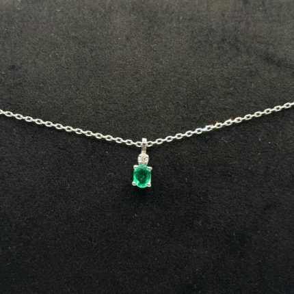 Collana Bibigì Oro Diamante e Smeraldo