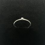 Anello Solitario Bibigì Oro bianco 18 kt e Diamante