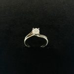 Anello Solitario Bibigì Oro bianco 18 kt e Diamanti