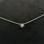 Collana Punto Luce a Stella Oro e Diamante
