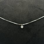 Collana Punto Luce Oro Bianco 18 kt