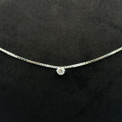 Collana Punto Luce Oro e Diamante