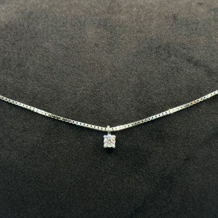 Collana Punto Luce Damiani Oro e Diamante