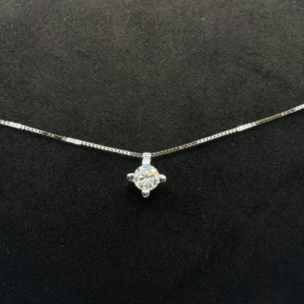 Collana Punto Luce Comete Oro e Diamante