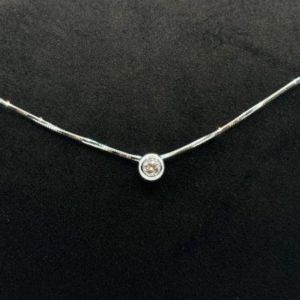 Collana Punto Luce Yukiko Oro e Diamante