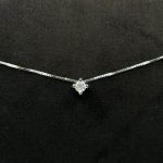 Collana Yukiko Punto Luce Oro Bianco 18 kt e Diamante