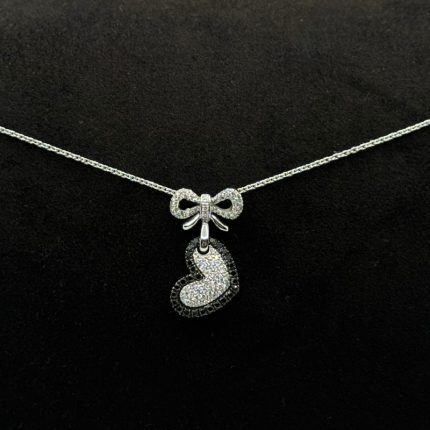 Collana Giorgio Visconti Oro Bianco 18 kt e Diamanti