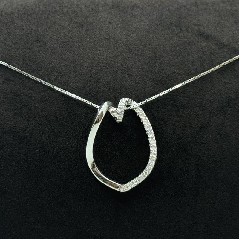 IMG_1547 (1) Collana Yukiko Oro Bianco 18 kt e Diamanti