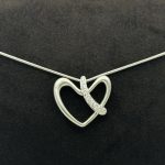 Collana Polello Oro Bianco 18 kt e Diamanti